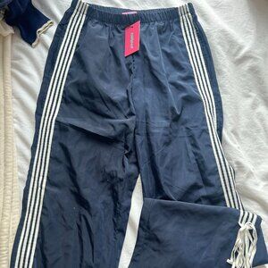 Edikted Track Pants, Size XS, Navy